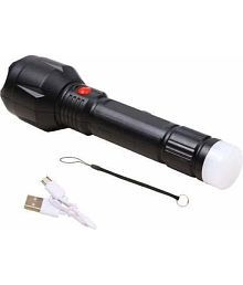 IDOLESHOP - 20W Rechargeable Flashlight Torch ( Pack of 1 )