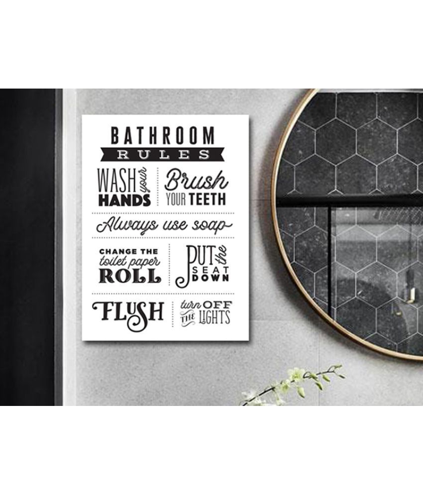     			Photojaanic Photojaanic Poster for Bathroom Walls Paper Wall Poster Without Frame