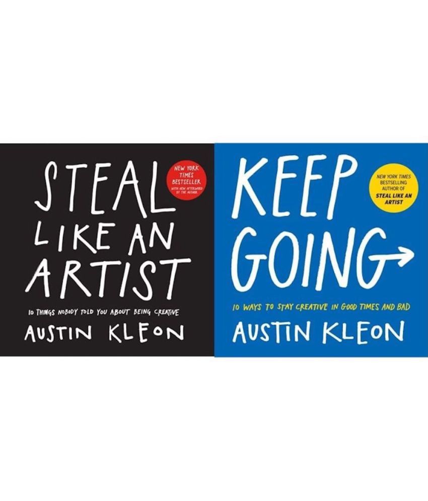     			Steal Like An Artist + Keep Going (Set of 2 books) by Austin Kleon (English)