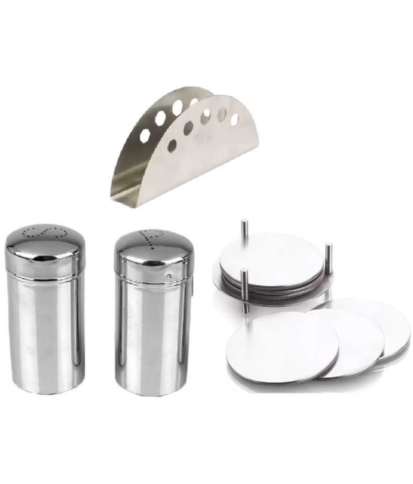     			Dynore Stainless Steel Coaster 4 Pcs