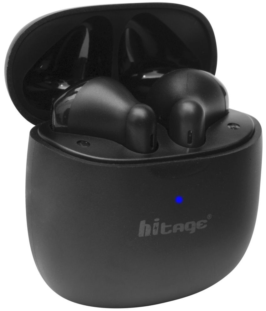 hitage TWS-14PRO Earbuds In Ear True Wireless (TWS) 10 Hours Playback IPX6(Water Resistant) Fast charging -Bluetooth V 5.1 Black