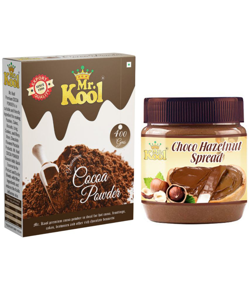 Mr.Kool Cocoa Powder and Chocolate Spread Combo 750 g Pack of 2