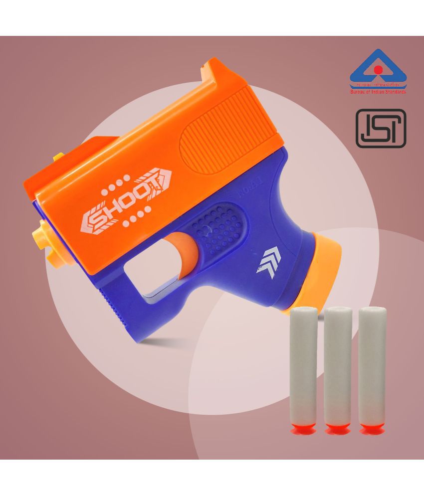     			NHR Toy Soft Bullet Gun with Foam Bullets & Light Toy Guns for 8+ Kids, Durable and Safe Design, Easy to Operate Playtime Guns for Shooting Imaginary Targets