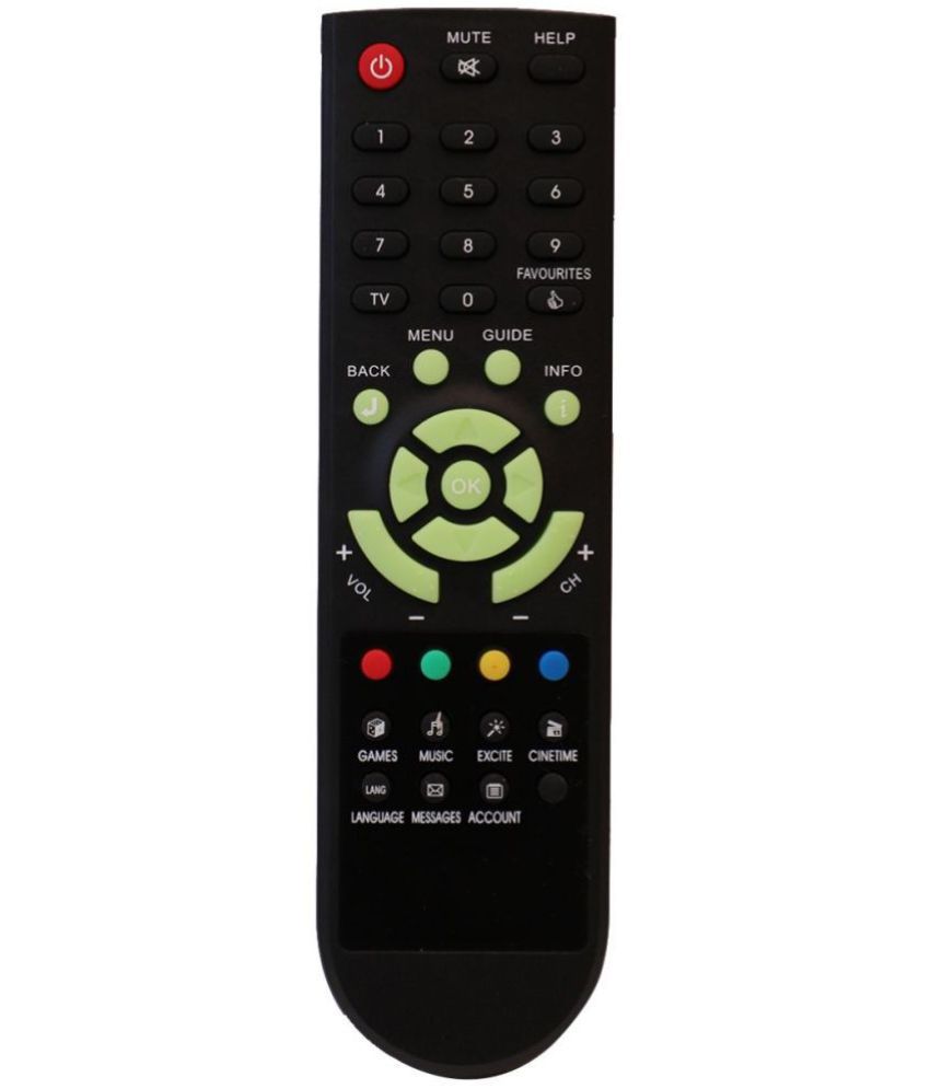     			Upix 1 DTH Remote Compatible with Den Set Top Box