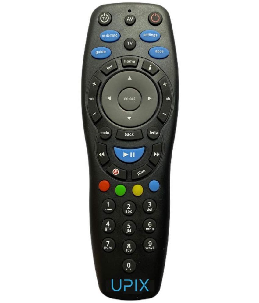    			Upix 9N (With Recording) DTH Remote Compatible with Tata Sky DTH Set Top Box