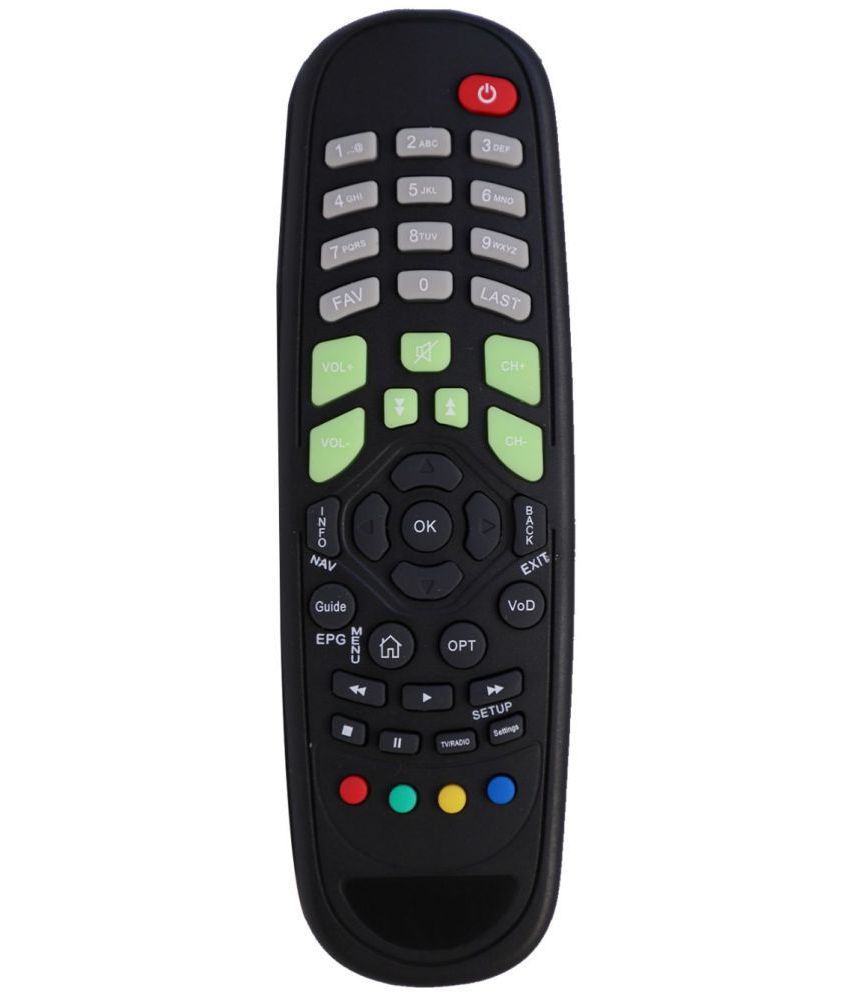     			Upix STB03 DTH Remote Compatible with GTPL Set Top Box