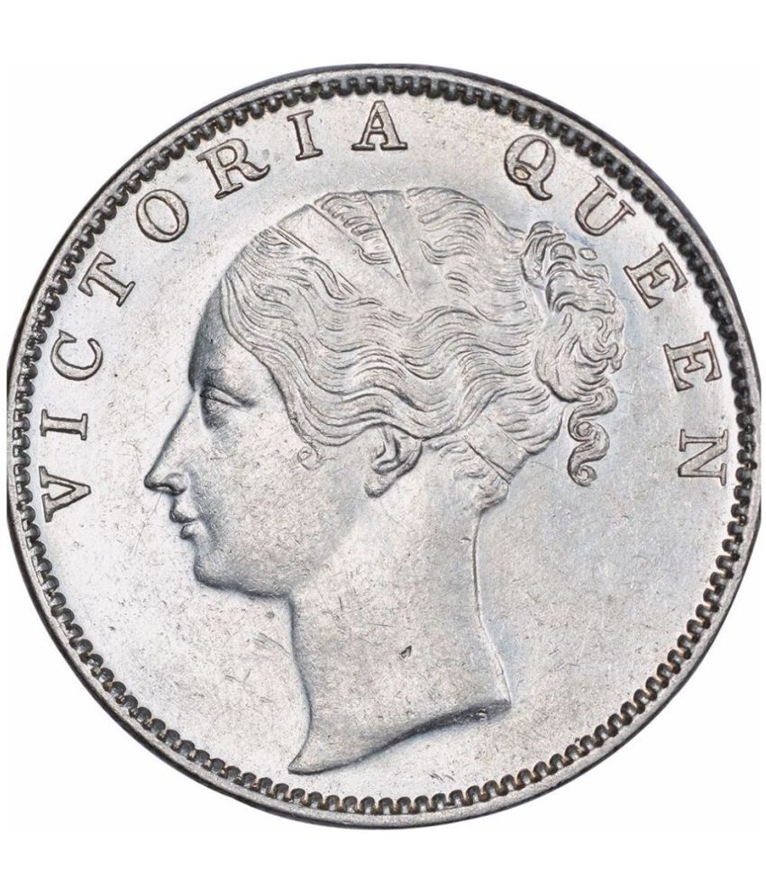     			BRITISH INDIA COINS - Queen Victoria 1 Rupee 1840 Coin 1 Numismatic Coins
