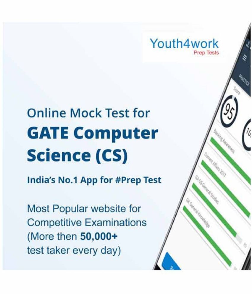     			Ka2 Youth4work GATE Computer Science (CS) Exam Mock Test Online Tests CD