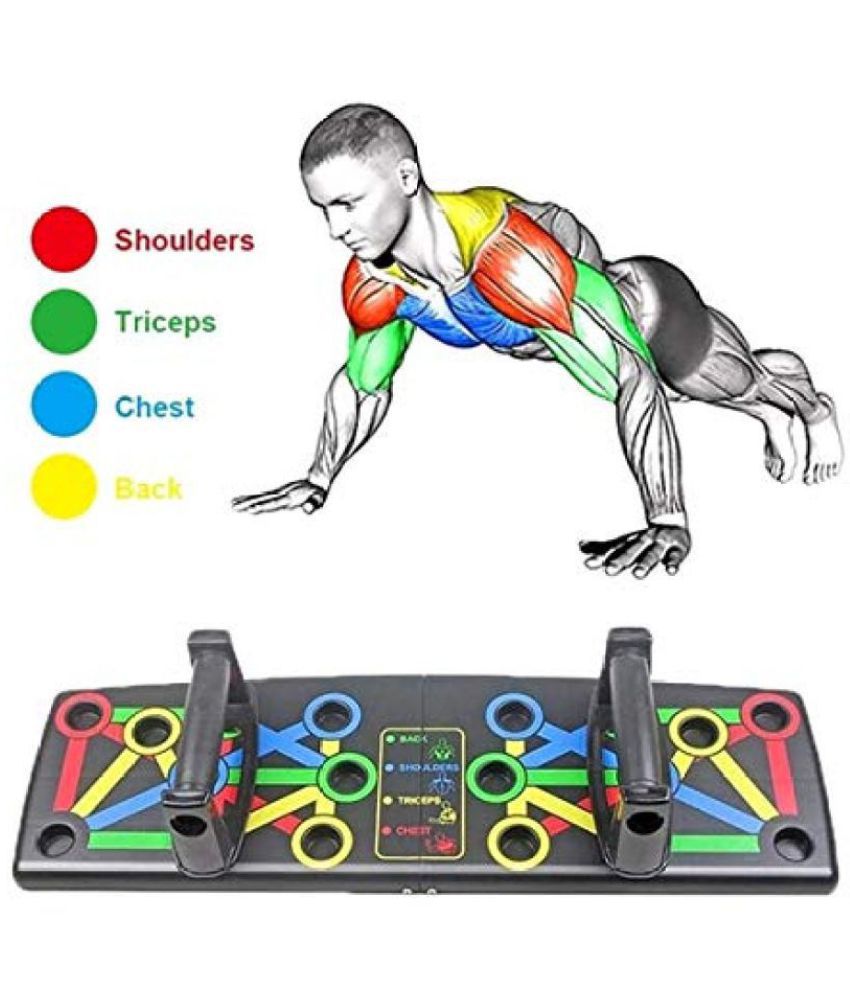     			ODDISH  Push Up Board -with 14-in-one Muscle Toning System, Multifunctional Colour Coded Foldable Push up Board for Body Muscle Training
