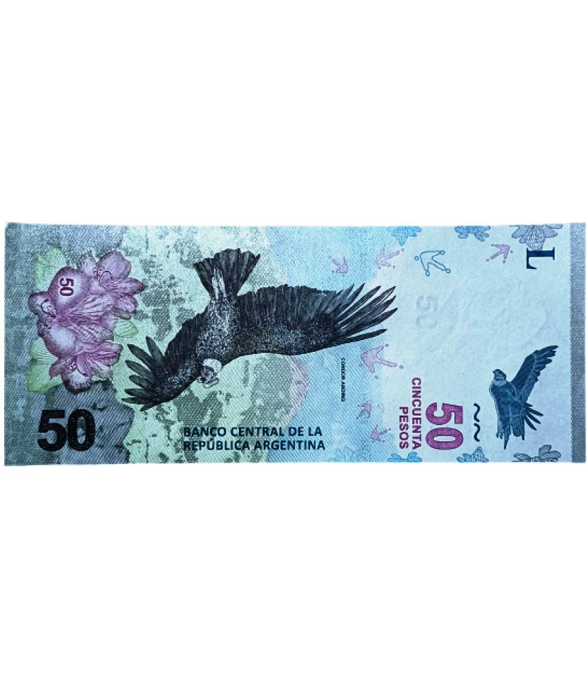     			SUPER ANTIQUES GALLERY - ARGENTINA 50 PESOS NOTE IN TOP GRADE 1 Paper currency & Bank notes