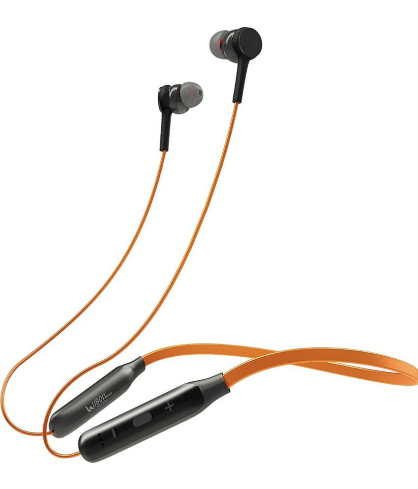     			UBON CL-5450 On Ear Bluetooth Neckband 15 Hours Playback IPX4(Splash & Sweat Proof) Active Noise cancellation -Bluetooth Black