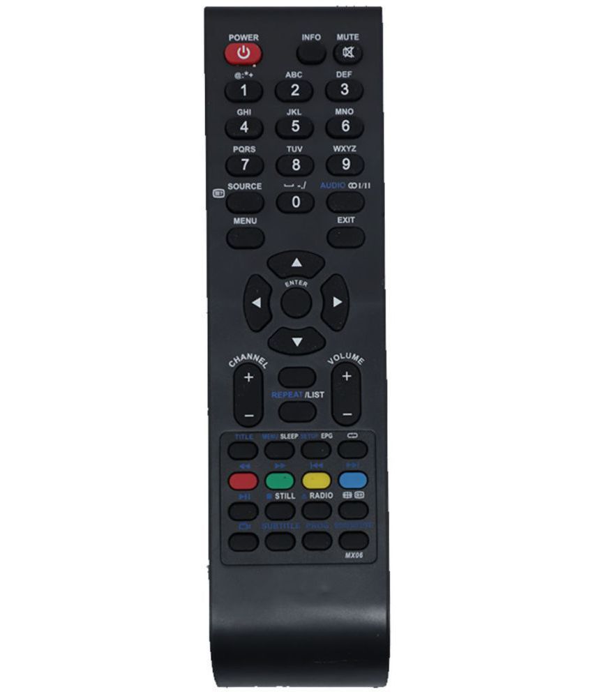     			Upix MX06 LCD/LED TV Remote Compatible with Reconnect LCD/LED TV