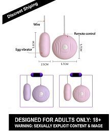 Wire Remote Control Vibrator Sex Toys for Women Couple Vibrating Egg Dual Vibrating Wearable G Spot Dildo Vibrator with Clit Stimulator-Round EGG