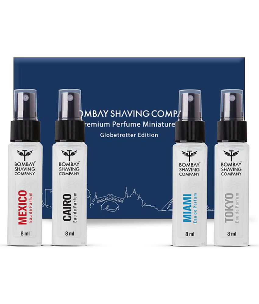     			Bombay Shaving Company - Cairo, Tokyo,Mexico,Miami Eau De Parfum (EDP) For Unisex 8ml ( Pack of 4 )