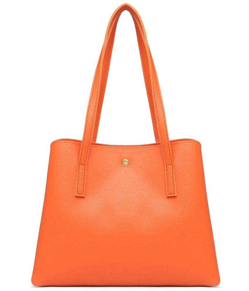 Diana Korr Orange PU Handheld Buy Diana Korr Orange PU Handheld