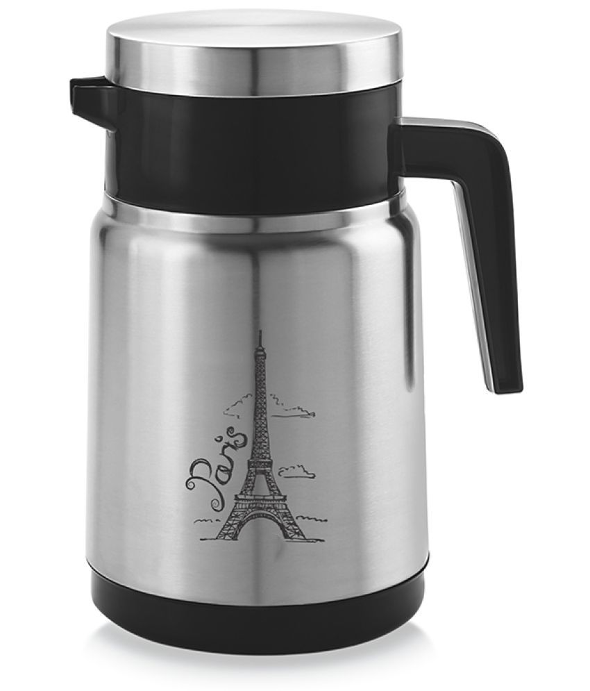     			HOMETALES Stainless Steel Double Walled Insulated Carafe for Kitchen & Home Needs, 1100ml (1U)