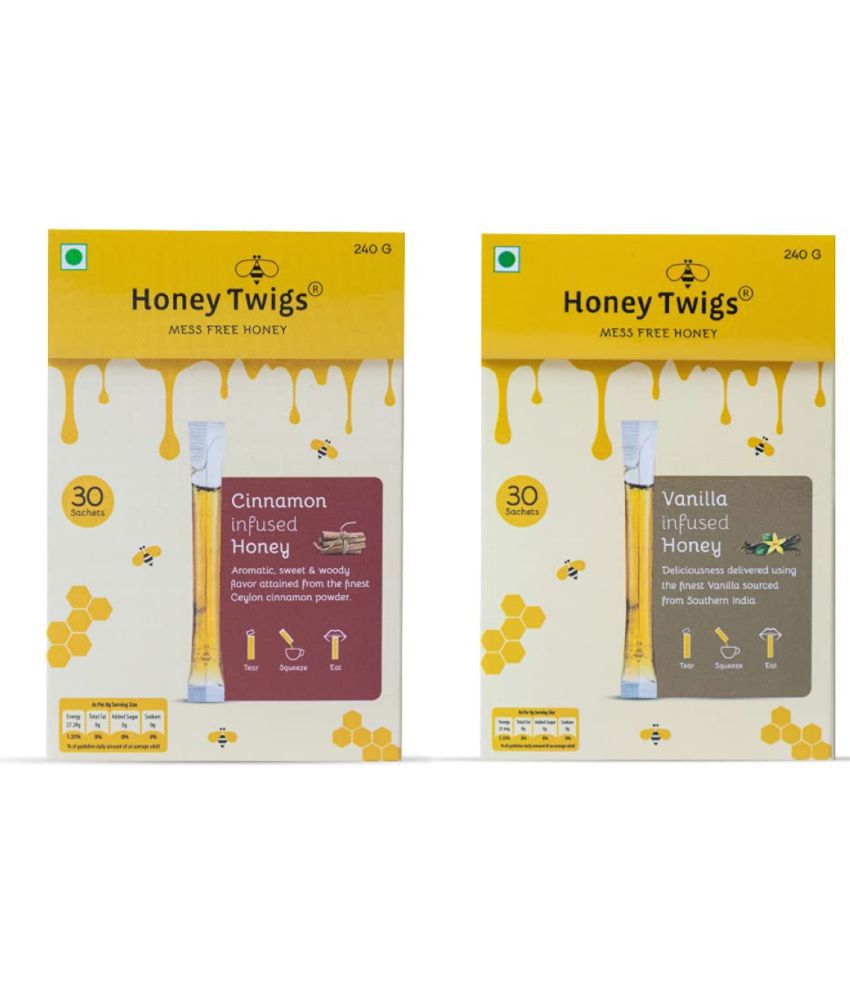     			HONEY TWIGS Honey 480 g Pack of 2