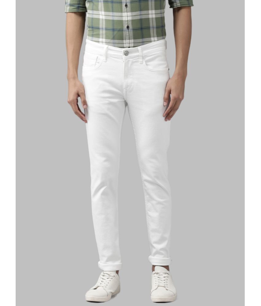     			Lawson - White Denim Slim Fit Men's Jeans ( Pack of 1 )