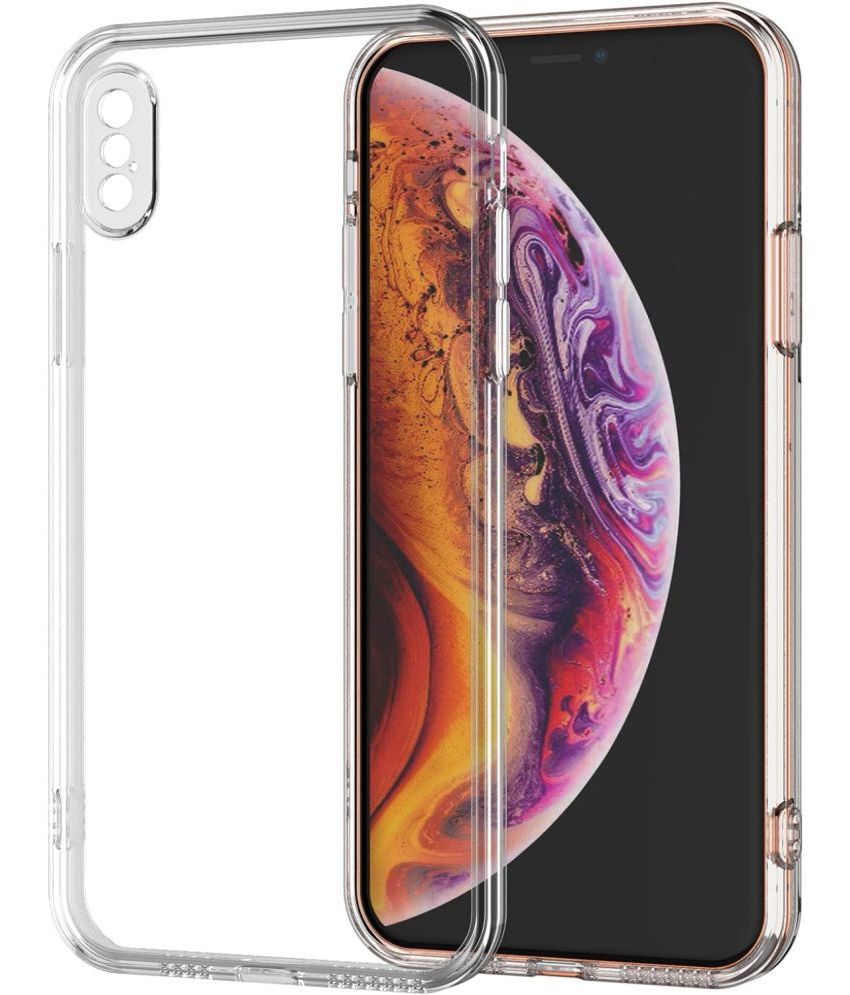     			ZAMN - Transparent Silicon Silicon Soft cases Compatible For Apple iPhone XS ( Pack of 1 )