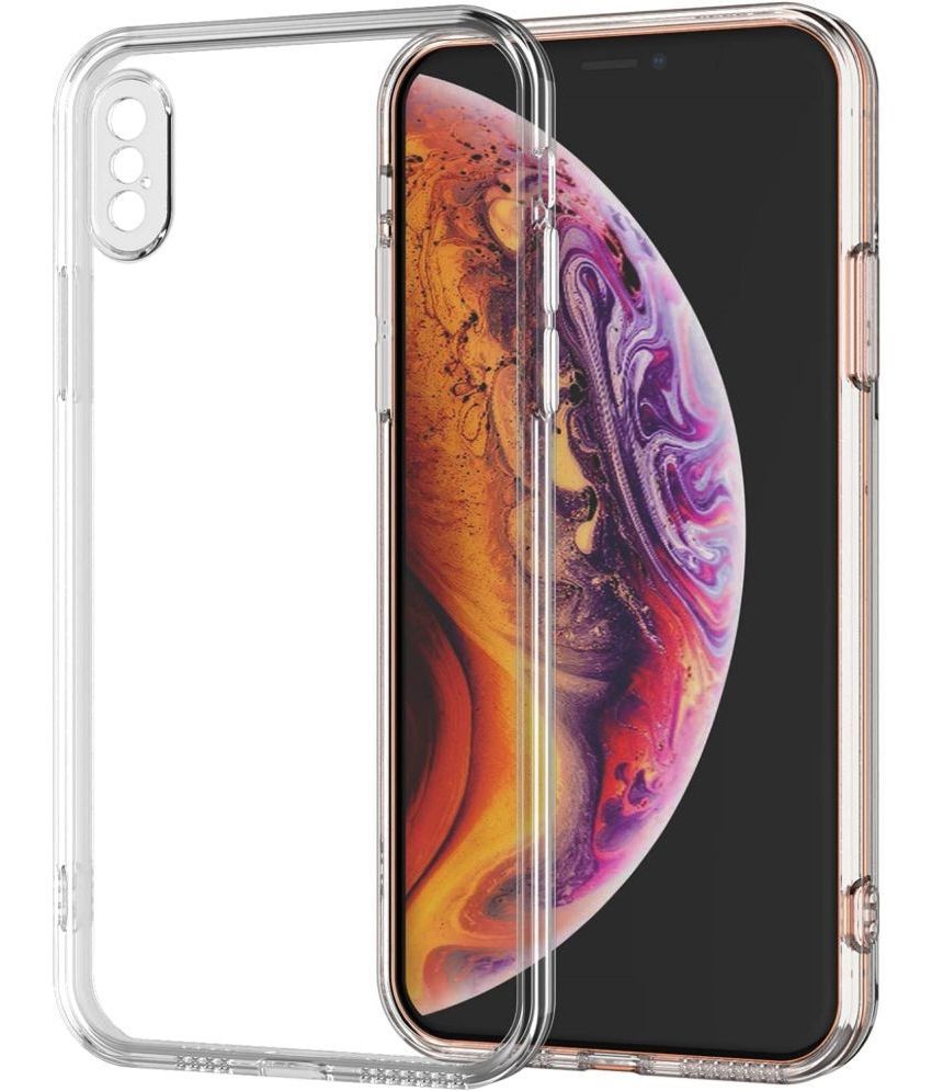     			ZAMN - Transparent Silicon Silicon Soft cases Compatible For Apple iPhone X ( Pack of 1 )