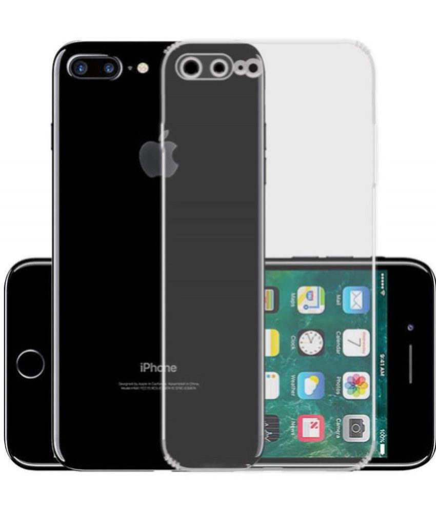    			ZAMN - Transparent Silicon Silicon Soft cases Compatible For Apple Iphone 8 Plus ( Pack of 1 )