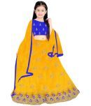 Salasar Net Lehenga Choli Set For Girls ( Pack of 1 , Royal Blue )