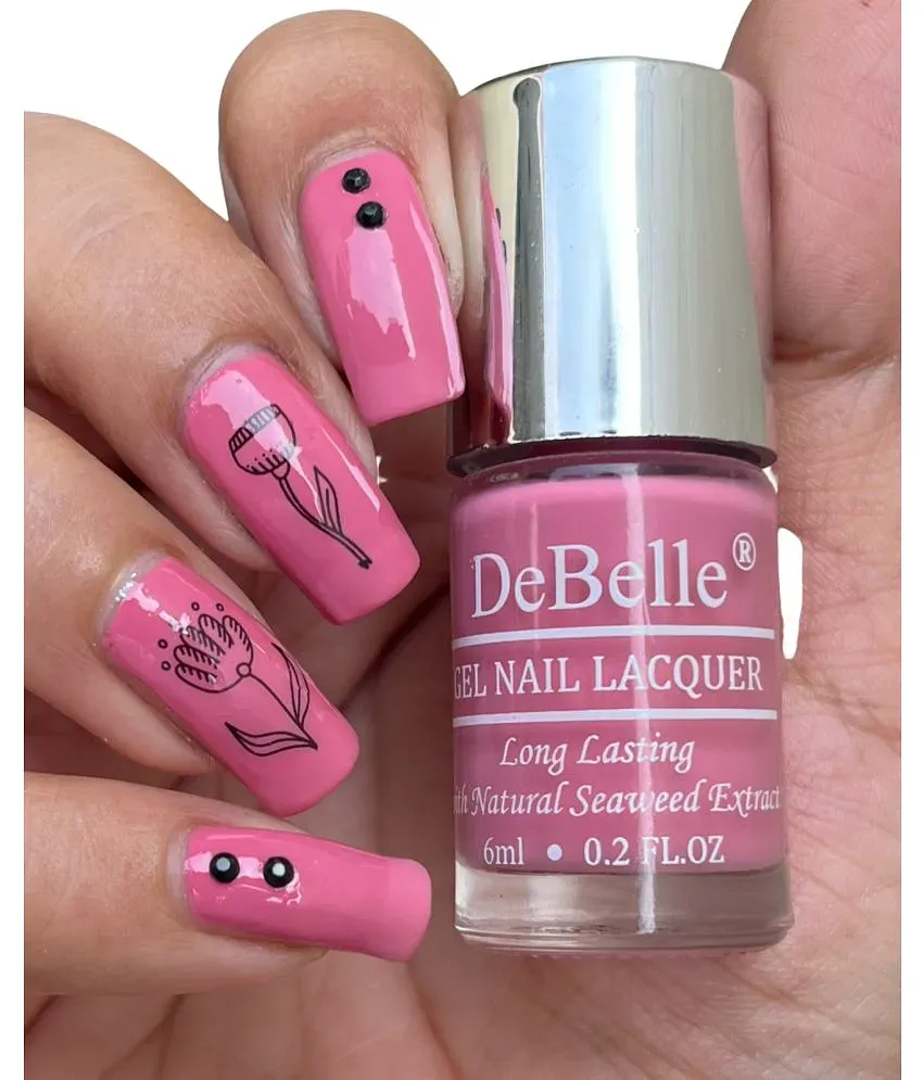 I Wear My ❤️ On My Nails - Pink Holo Nail Polish - Pink Shimmer Nail P – Dam