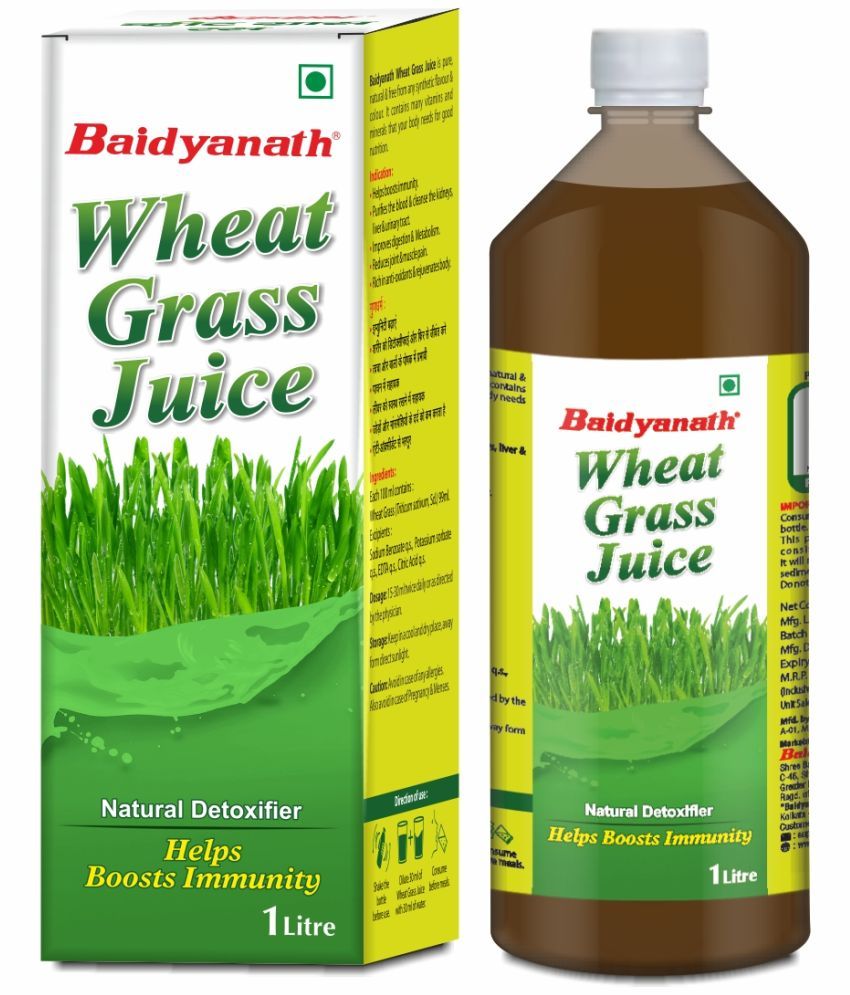     			Baidyanath Wheatgrass Juice 1000ml|Helps boost Immunity, Blood Purification, Digestion & Metabolism|