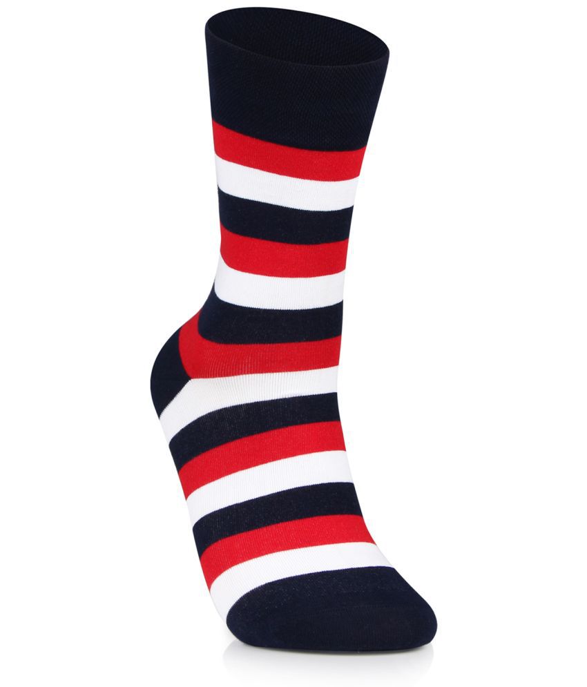     			Bonjour - Cotton Men's Colorblock Multicolor Ankle Length Socks ( Pack of 1 )