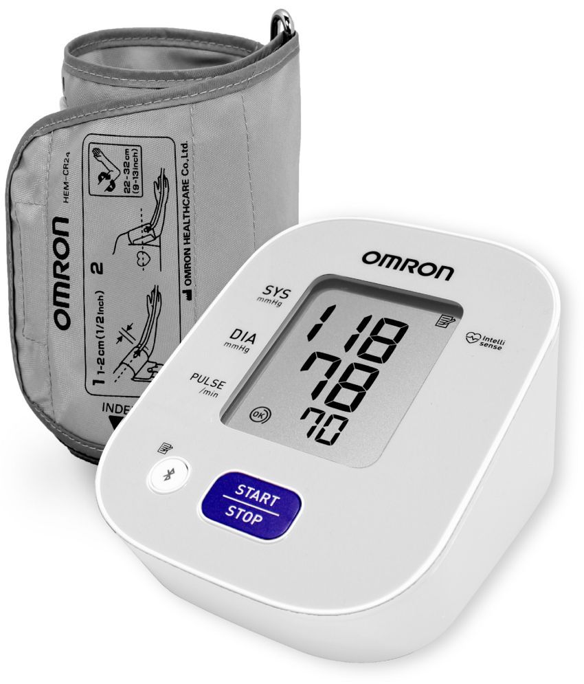     			Omron HEM 7143T1 Digital Bluetooth Blood Pressure Monitor with Cuff Wrapping Guide & Intellisense Technology For Most Accurate Measurement