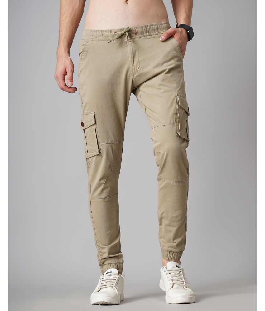     			Paul Street Beige Slim Cargos ( Pack of 1 )