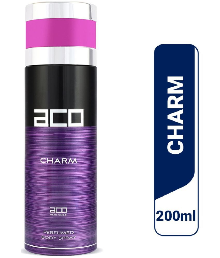     			aco perfumes - aco CHARM Perfumed Body Spray 200ml Perfume Body Spray for Women 250 ml ( Pack of 1 )
