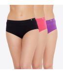 C9 Airwear Pack of 3 Nylon Solid Women's Briefs ( Multicolor )