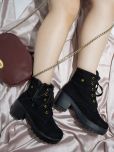 Shoetopia Black Knee Length Casual Boots