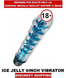 FEMALE ADULT Sex Toys ICE SMOOTH SILICON G-SPOT VIBRATOR For Women