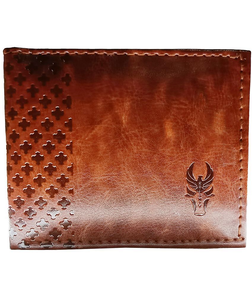Premium Men krishiv - Brown Faux Leather Men's Two Fold Wallet ( Pack of 1 ) - Brown 2025 at Sho