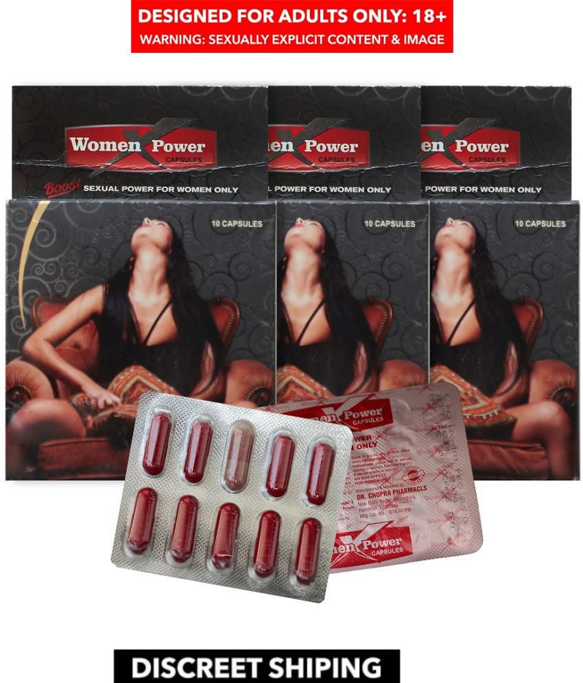 Dr. Chopra Women X Power Capsul (Pack of 3) for Sexual Power for Women
