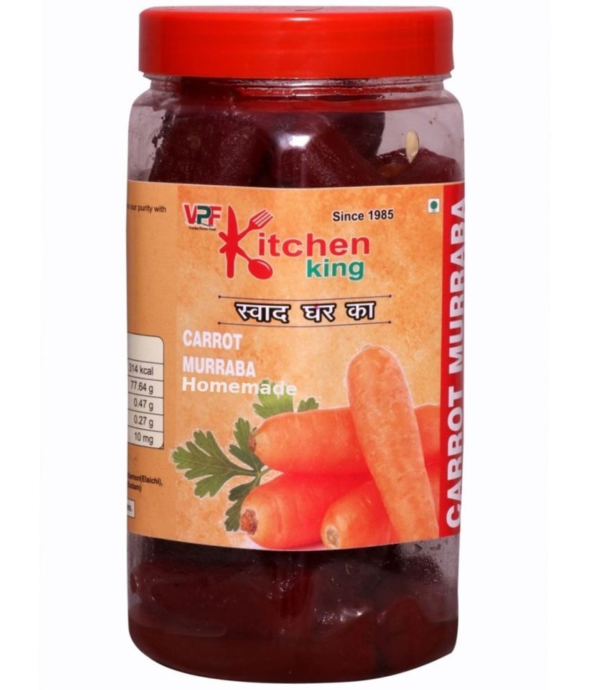     			Kitchen King Since-1985 Mother-Made Organic Carrot Murabba with Almonds Immunity Increaser Pack Pickle 1 kg