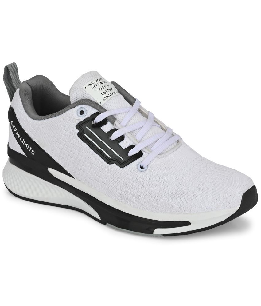     			OFF LIMITS - ETHOS White Men's Sports Running Shoes