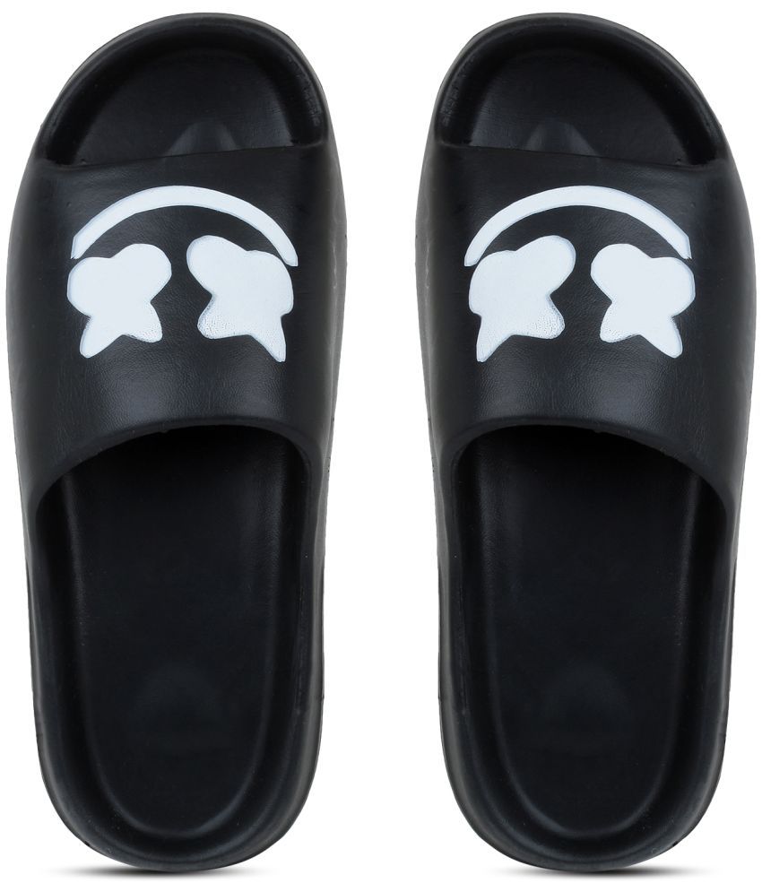     			Pampy Angel - Black Men's Slide Flip flop