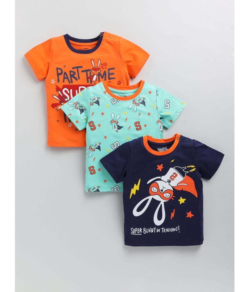     			SWEETIE PIE Pack of 3 Unisex for Baby Cotton Blend T-Shirt ( Multi )