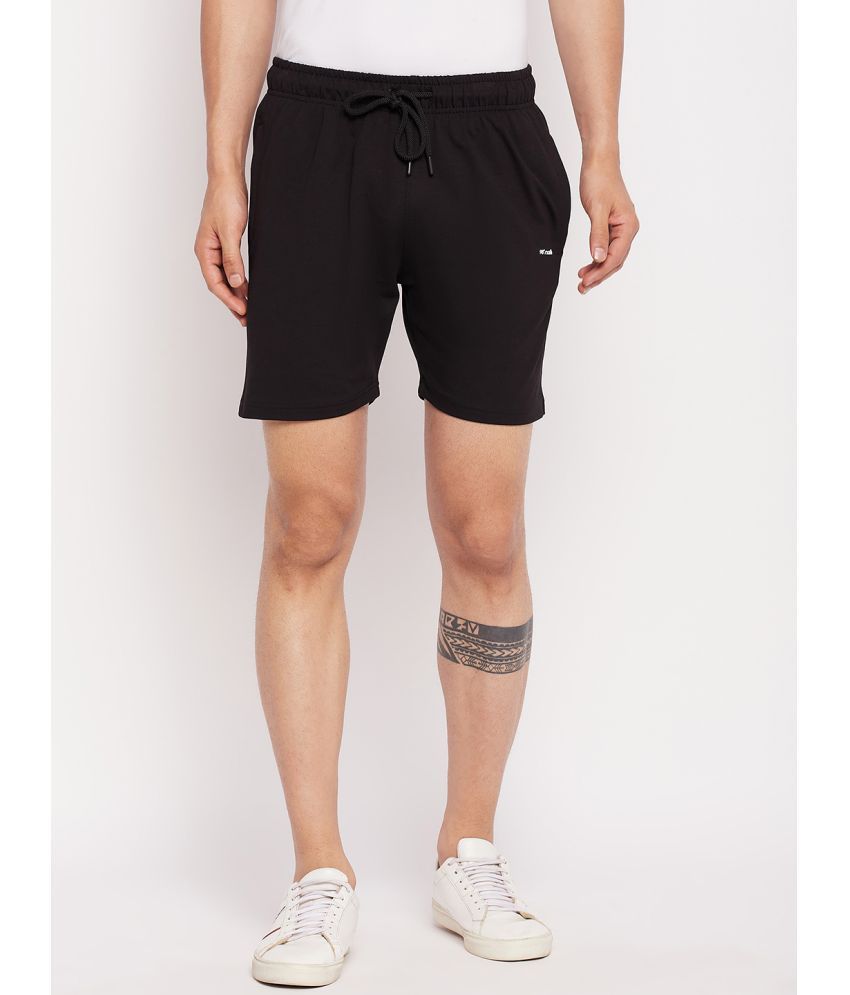     			98 Degree North - Black Cotton Blend Men's Shorts ( Pack of 1 )