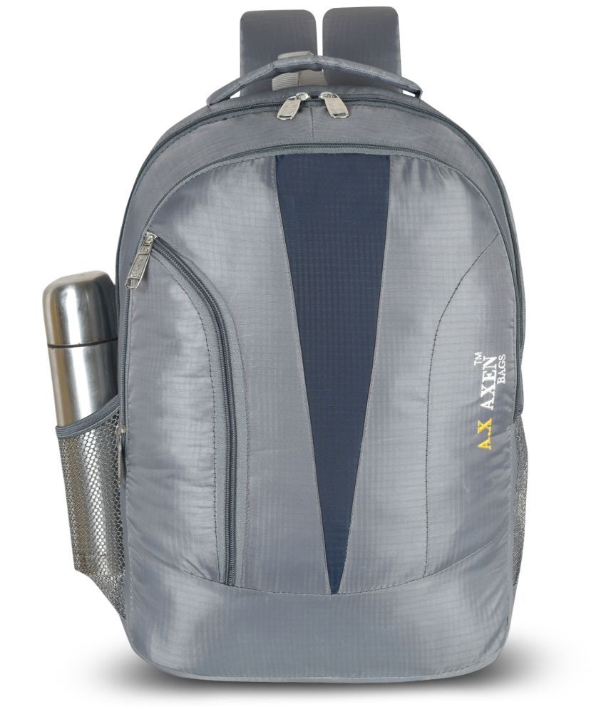     			AXEN BAGS 34 Ltrs Grey Laptop Bags