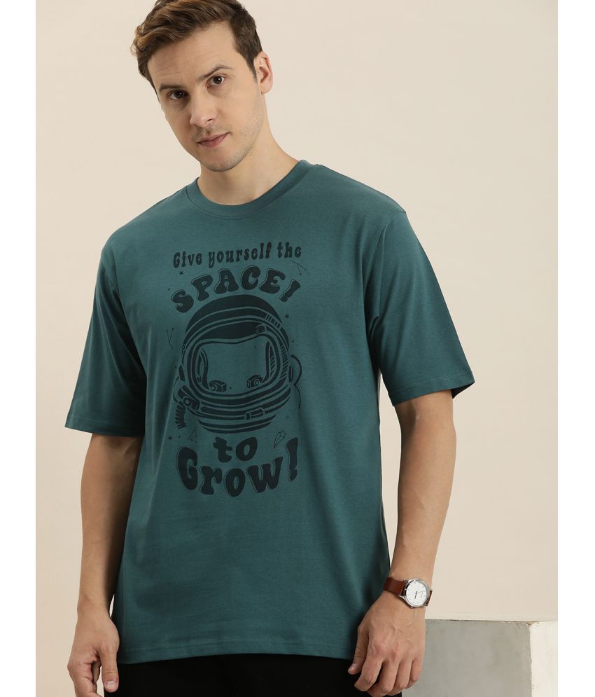     			Dillinger - Green 100% Cotton Oversized Fit Men's T-Shirt ( Pack of 1 )