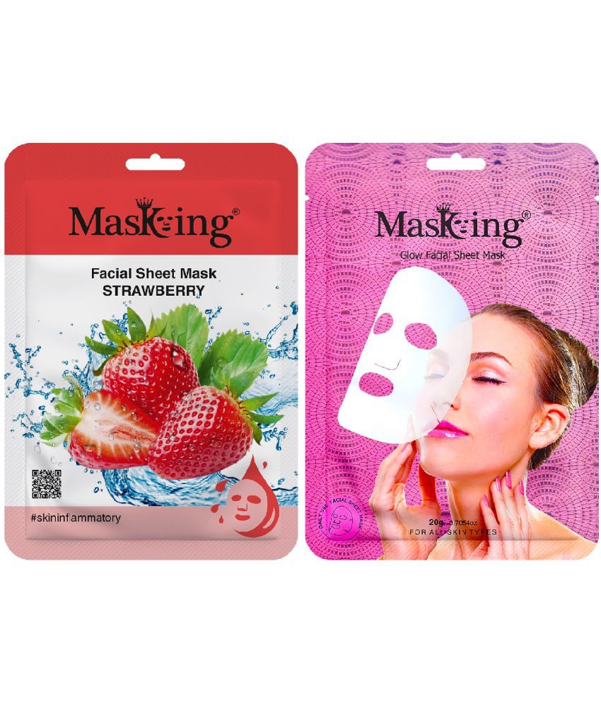     			Masking - Fairness Sheet Mask For All Skin Type ( Pack of 2 )