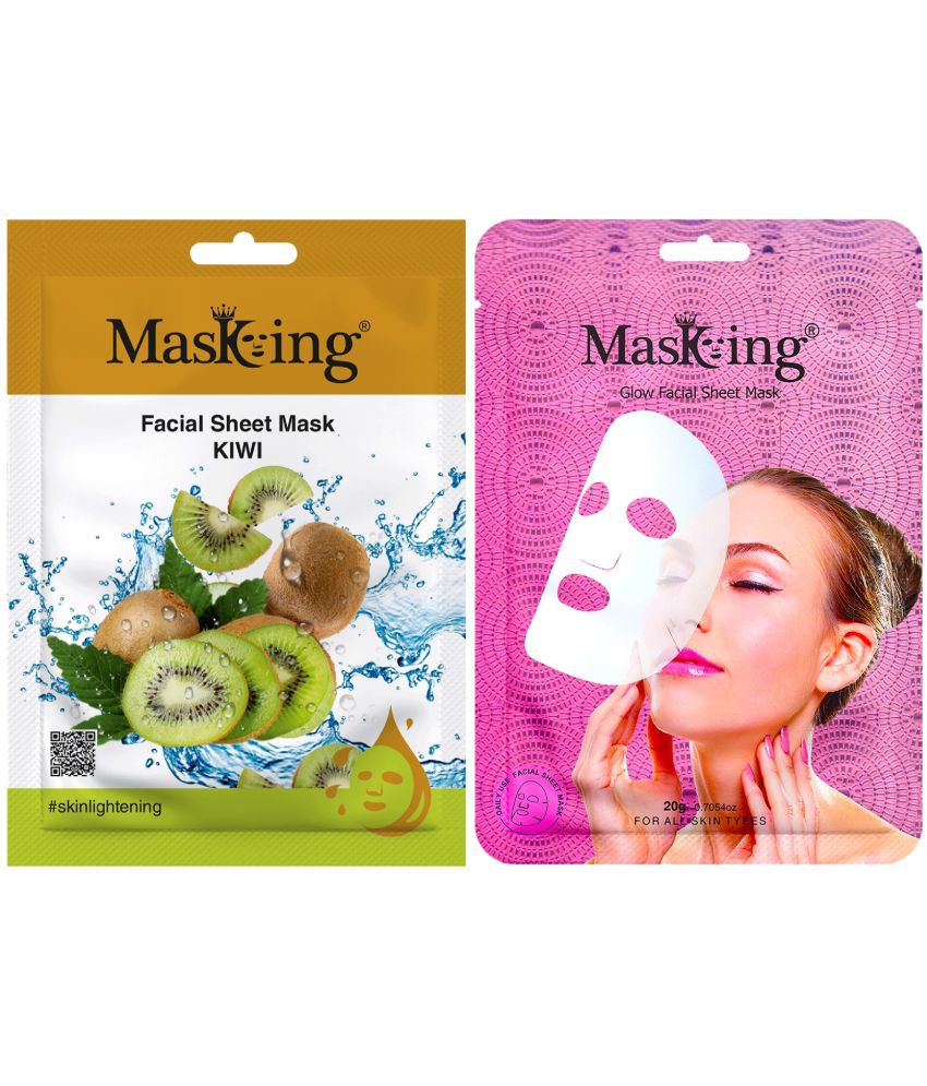     			Masking - Fairness Sheet Mask For All Skin Type ( Pack of 2 )