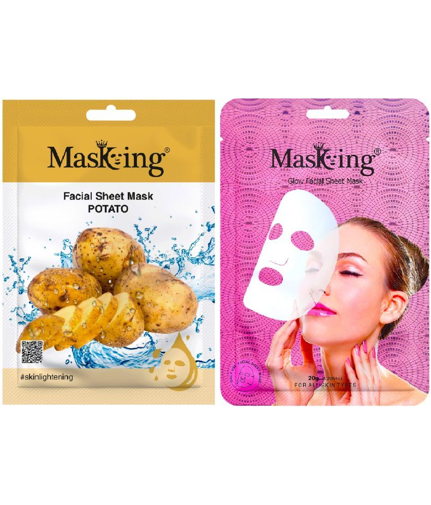     			Masking - Fairness Sheet Mask For All Skin Type ( Pack of 2 )