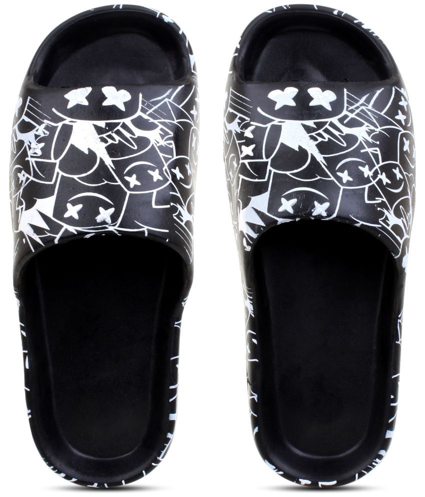     			Pampy Angel - Black Men's Slide Flip flop