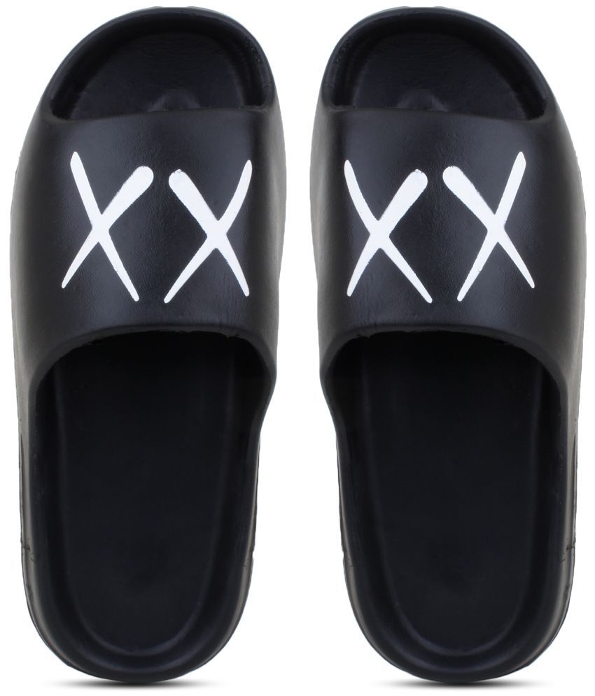     			Pampy Angel - Black Men's Slide Flip flop