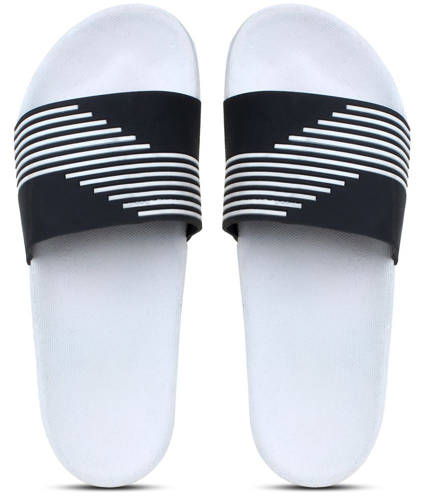     			Pampy Angel - White Men's Slide Flip flop